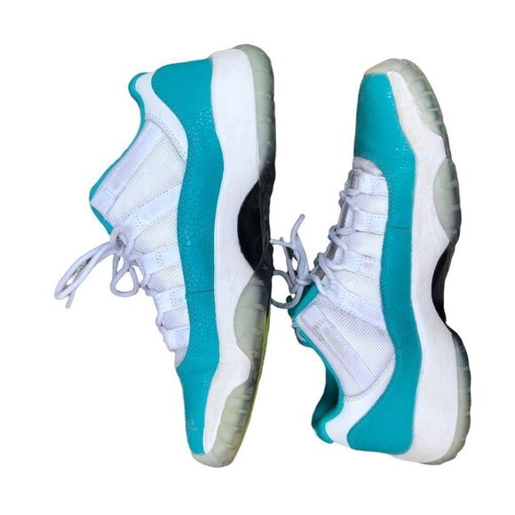 Rare 2013 Air Jordan 11 Retro Low Aqua Safari Size 6.5 - Picture 7 of 16